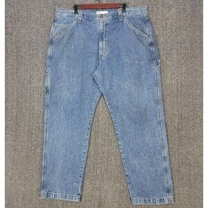 Levi Strauss Signature Gold Carpenter Jeans Mens 42x31* Blue Denim Workwear